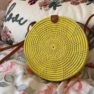 Francesca’s boutique straw bag